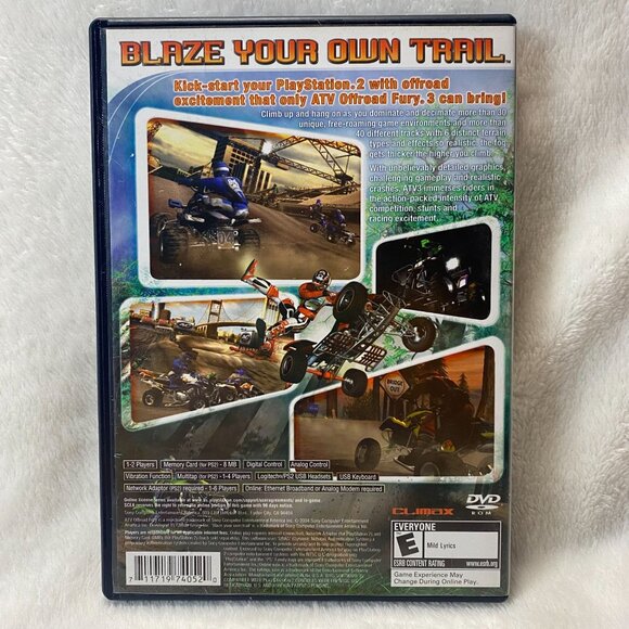 ATV Offroad Fury 3 (Sony PlayStation 2,2004) CIB Tested FAST SHIPPING - Picture 3 of 3